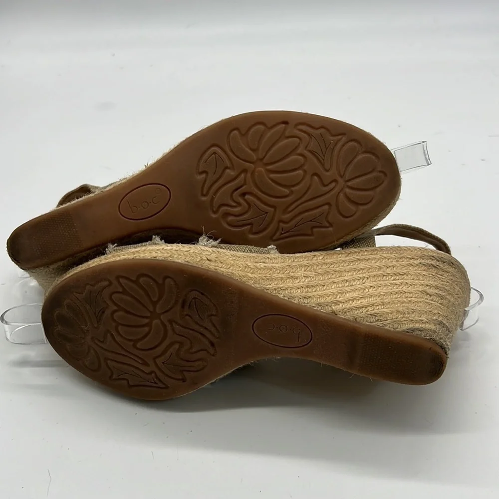 b.o.c  Espadrilles with Wedge Heel size 9